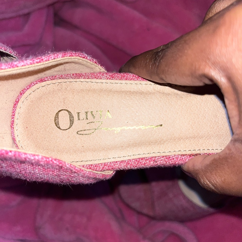 Pink Cloth High Heels